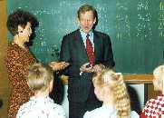 V. Havel ve škole.